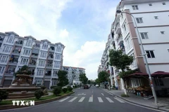 Zone d'habitat social Hoàng Huy New Pruksa Town dans la commune d'An Dong, district d'An Duong, ville de Hai Phong. Photo: VNA