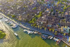 La vieille ville de Hôi An, l'une des destinations préférées des touristes internationaux lors de leur voyage au Vietnam. Photo : TITC