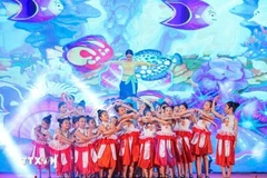La célébration aux origines agricoles et astrologiques est devenue «La» grande fête des enfants. Photo: VNA