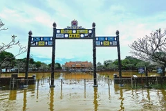 La Cité pourpre interdite de Huê a été gravement inondée lors la récente crue majeure. Photo : TPO