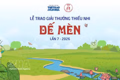 La cérémonie de remise du Prix pour les enfants Dê Mèn aura lieu le 22 mai, à 16h30, au Musée des beaux-arts du Vietnam, 66 rue Nguyên Thai Hoc, à Hanoï. Photo: VNA