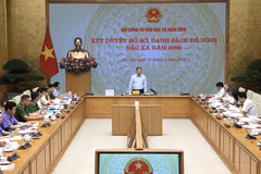 Le vice-Premier ministre permanent Pham Gia Tuc préside la réunion du Conseil consultatif de l’amnistie 2026, à Hanoi, le 24 mai. Photo : VNA
