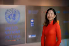 Pauline Tamesis, coordinatrice résidente des Nations Unies au Vietnam. Photo : ONU Vietnam