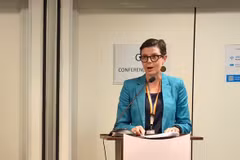 La Dr Angela Pratt, représentante de l’OMS au Vietnam. Photo : VGP
