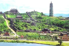Le site touristique Bai Dinh à Ninh Binh.