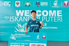 La joueuse de badminton vietnamienne Bui Bich Phuong termine deuxième des Malaysia International Series 2025. Photo : thethao.sggp.org.vn