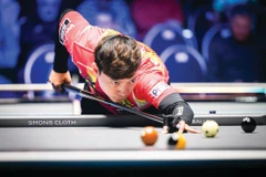 Duong Quôc Hoàng est surnommé "Le Martien" par les fans de billard vietnamien. Photo : CTV