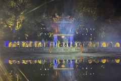 Le programme artistique "Dao hoc" vise à célébrer l’éducation vietnamienne et la fondation de la première université nationale du Vietnam. Photo : VNA