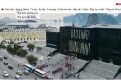Le musée de Quang Ninh met en place un système de vente de billets en ligne intégré à son site web. Photo: baoquangninh.vn