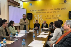 Conférence de presse sur le Festival de musique Yoshine 2026, à Hanoi, le 10 janvier. Photo : nhandan.vn