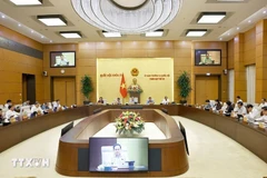 Une réunion du Comité permanent de l’Assemblée nationale. Photo: VNA