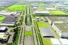 Le parc industriel Thang Long II, situé dans la province de Hung Yên (Nord). Photo : BQL
