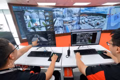 Le parc logistique Viettel, qui a ouvert ses portes en décembre 2024 à Lang Son, est le centre logistique le plus moderne et le plus intelligent du Vietnam. Photo: VNA