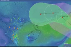 Bien que la tempête Mitag ne touche pas directement le Vietnam, elle apportera de fortes pluies dans le nord du pays. Photo : VNDMS