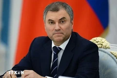 Le président de la Douma d’État de l’Assemblée fédérale russe, Vyacheslav Volodine attendu au Vietnam. Photo : AP/VNA