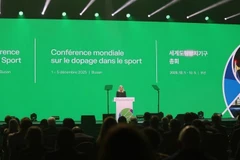 Vue de la Conférence mondiale sur le dopage dans le sport, à Busan, en République de Corée. Photo : VNA