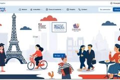 La page d'accueil de Tiengphapplus