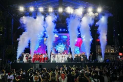 Artistes au K-Pop Cover Dance Festival 2024. Photo : Centre culturel coréen