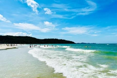 Plage de Van Chay à Co To. Photo: hanoimoi