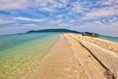 Plage de l’île de Ca Chép. Photo: FB