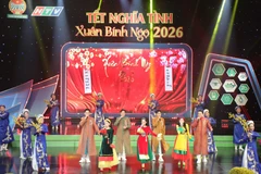 Lors du programme musical "Têt solidaire - Printemps de l'Année du Cheval 2026" à Hô Chi Minh-Ville. Photo: VNA
