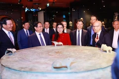 Le Premier ministre vietnamien Pham Minh Chinh au musée du Quai Branly-Jacques Chirac, à Paris, le 11 juin. Photo : VNA