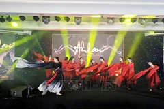 Une représentation au Festival international des danses orientales Ahlan 2025. Photo: VNA