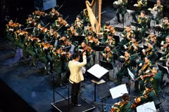 Orchestre symphonique de l’Université militaire de la culture et des arts. Photo : VietnamPlus
