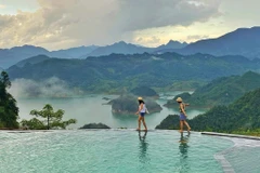 Beauté paisible de la vallée de Ba Khan à Phu Tho. Photo : CTV