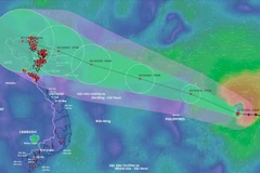 La tempête tropicale Matmo se dirige vers le Vietnam. Photo : VNDMS