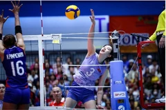 Le Vietnam s’incline de justesse face à la Thaïlande lors du dernier match de la première manche de la SEA V.League 2025. Photo: TVA