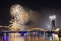 Dà Nang illuminée par de magnifiques spectacles pyrotechniques. Photo: VNA