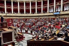Cérémonie d'ouverture de la session de la 50e de l’Assemblée parlementaire de la Francophonie (APF), à Paris, le 12 juillet. Photo : VNA