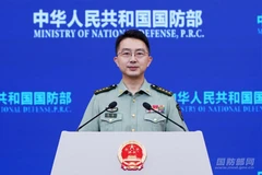 Le colonel Jiang Bin, porte-parole du ministère chinois de la Défense nationale. Photo : CMG