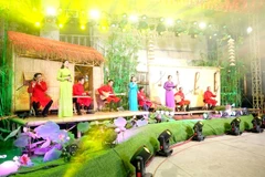 Une représentation de «don ca tài tu» (chant des amateurs) à la Maison culturelle de la jeunesse de Hô Chi Minh-Ville. Photo: VNA
