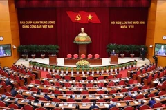 Vue du 14e plénum du 13e Comité central du Parti communiste du Vietnam (PCV). Photo : VNA