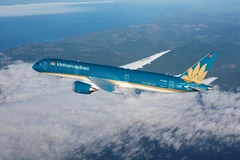 Un avion en vol de Vietnam Airlines. Photo : Vietnam Airlines