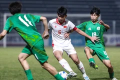 Le Vietnam s'impose sans coup férir face à Macao (Chine) lors de son quatrième match du groupe C des qualifications pour la Coupe d’Asie des moins de 17 ans de l’AFC 2026. Photo : VNA