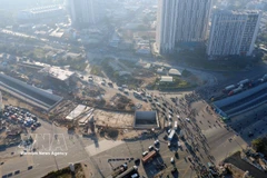 Le projet d’échangeur routier de An Phu, à Hô Chi Minh-Ville, comprendra un passage souterrain à double sens reliant l'autoroute Hô Chi Minh-Ville–Long Thành–Dâu Giây au boulevard Mai Chi Tho (côté tunnel de la rivière Saigon) et s'étendant jusqu'à l'intersection Mai Chi Tho–Dông Van Công. Photo : VNA
