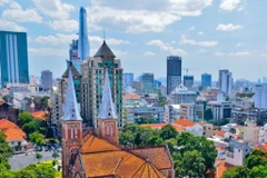 La cathédrale Notre-Dame de Saïgon, à Hô Chi Minh-Ville. Photo : traveloffpat