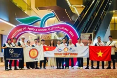 L'équipe culinaire vietnamienne participe à Culinaire Malaysia 2025. Photo: gracieuseté du chef Tuân Dung