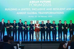 Des dirigeants des pays lors du Forum de l'avenir de l'ASEAN. Photo : VNA