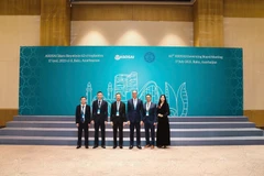 La délégation de l’Audit d’État du Vietnam (SAV) à la 62e réunion du Conseil d’administration de l’Organisation asiatique des institutions supérieures de contrôle des finances publiques (ASOSAI). Photo publiée par la VNA