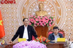 Le vice-PM Bui Thanh Son s’exprime lors de la réunion, à Lâm Dông, 6 décembre. Photo : VNA