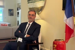 Olivier Brochet, ambassadeur de France au Vietnam. Photo: VOV
