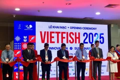 Cérémonie d’ouverture de VIETFISH 2025, tenue le 20 août dans la mégapole du Sud. Photo: VNA