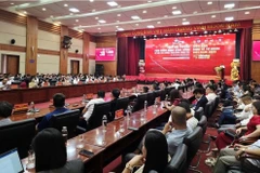 Vue de la séance de dialogue du VPSF 2025, à Hai Phong, le 20 août. Photo : baodautu.vn