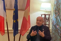 Olivier Poivre d’Arvor, ambassadeur pour les pôles et les océans, envoyé spécial du président de la République pour la troisième Conférence des Nations Unies sur l’Océan. Photo: Ngoc Anh