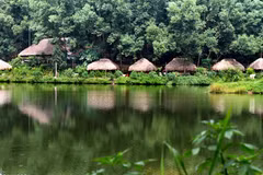 Des maisons sur pilotis dans le village de Thai Hai. Photo: TripAdvisor