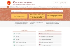 Capture d’écran du Portail national des services publics.